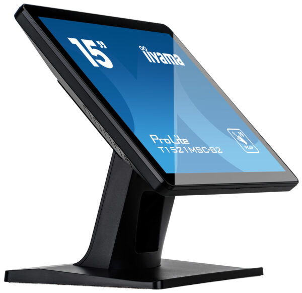 Monitor TN LED Iiyama 15″ T1521MSC-B2, 1024 x 768, VGA, HDMI, Touchscreen (Negru) „T1521MSC-B2” (timbru verde 7 lei)