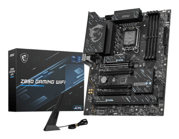 Placa de baza MSI Z890 GAMING WIFI, LGA1851, DDR5, ATX, BT, Negru „Z890 GAMING WIFI”