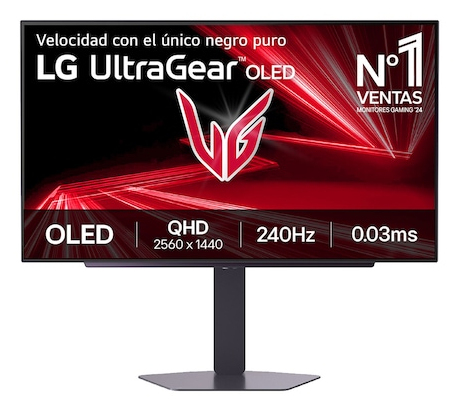 Monitor Gaming OLED LG 27″ 27GX704A-B, QHD (2560 x 1440), HDMI, DisplayPort, 240 Hz, 0.03 ms (Negru) „27GX704A-B” (timbru verde 7 lei)