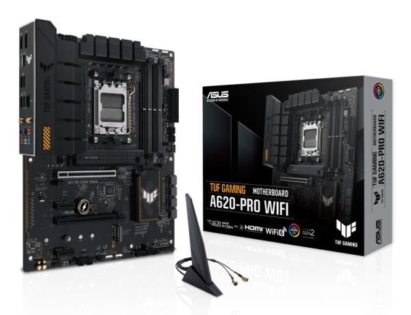 Placa de baza TUF GAMING A620-PRO WIFI AMD, AM5, DDR5, ATX „90MB1FR0-M0EAY0”