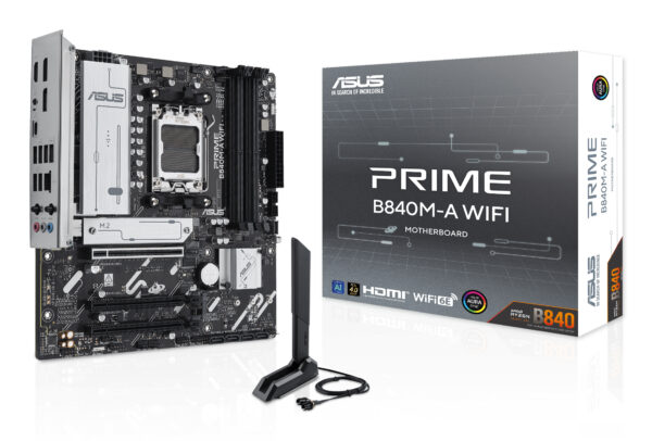 Placa de baza PRIME B840M-A WIFI, AMD B840, Socket AM5, mATX „90MB1J20-M0EAY0”