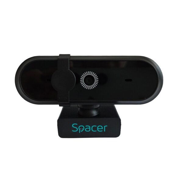 CAMERA WEB SPACER FULL-HD 1080P cu auto focus si rezolutie video 1920 x 1080, black „SPWB-CAMFHD-03” (timbru verde 0.18 lei)