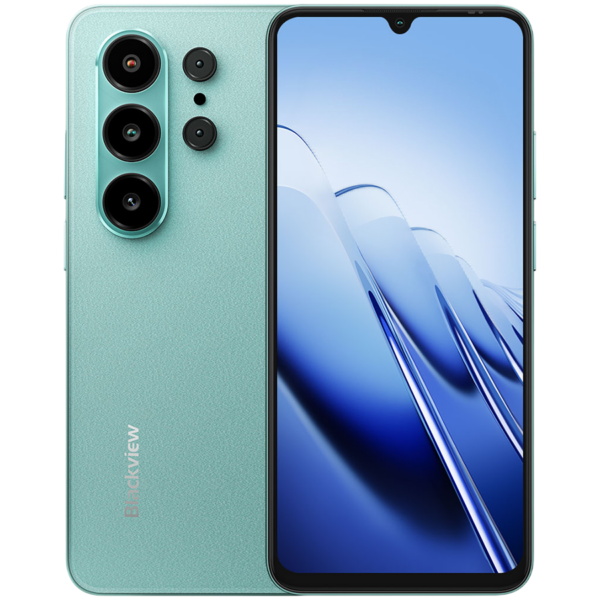 Blackview WAVE 10 LTE 6.88-inch HD IPS 720×1640 120Hz 8+128GB Unisoc UMS9230E Octa Core 1.6GHz CAM 13MP/32MP Face ID Fingerprint 5000mAh No Charger Android 16 Mint Green „BV_WAVE 10-MG_EU” (timbru verde 0.45 lei)