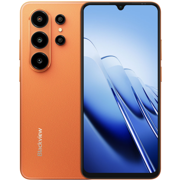 Blackview WAVE 10 LTE 6.88-inch HD IPS 720×1640 120Hz 8+128GB Unisoc UMS9230E Octa Core 1.6GHz CAM 13MP/32MP Face ID Fingerprint 5000mAh No Charger Android 16 Sunset Orange „BV_WAVE 10-SO_EU” (timbru verde 0.45 lei)