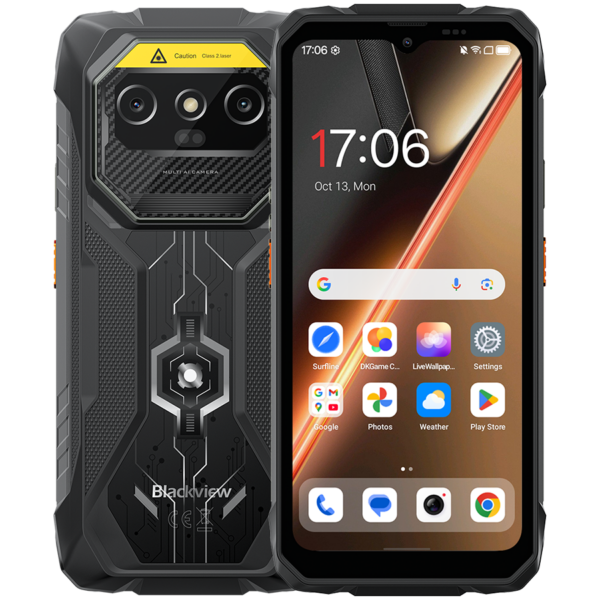 Blackview ROCK 1 Pro LTE 6.56-inch HD+ 1612×720 90Hz 8+256GB MT Helio G81 Octa-Core 2.0GHz 13MP Front 16+20MP 15000mAh Fingerprint Android 16 Black „BVROCK1PRO_B_EU” (timbru verde 0.45 lei)