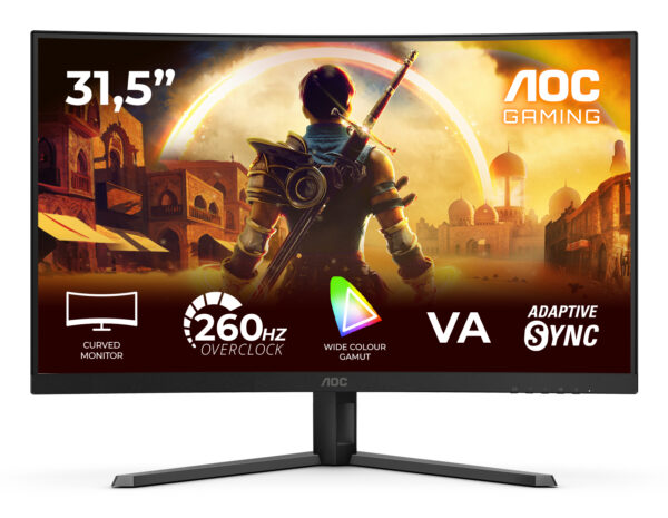 Gaming C32G42ZE Curbat 31.5 inch FHD VA 0.3 ms 260 Hz HDR „C32G42ZE” (timbru verde 7 lei)