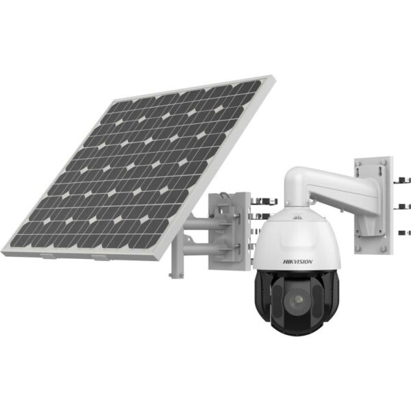 CAMERA IP PTZ 4MP IR150M CU PANOU SOLAR „DS-2DE5425IWG-K/4G” (timbru verde 0.8 lei)