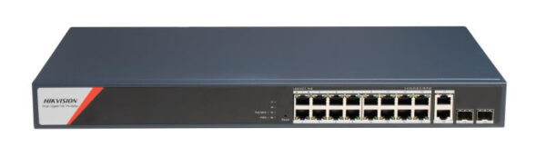 SWITCH GIGABIT 16 PORTURI SMART „DS-3E1520HP-SI-16P2T2F” (timbru verde 2 lei)