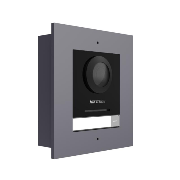 POST DE EXTERIOR MODULAR 1 BUTON APELARE „DS-KD8003-IME1(B)/FL” (timbru verde 0.8 lei)