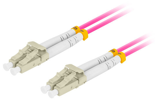 Patch cord fibra 3 m LSZH OM4 50/125 vi „FO-LULU-MD41-0030-VT” (timbru verde 0.8 lei)