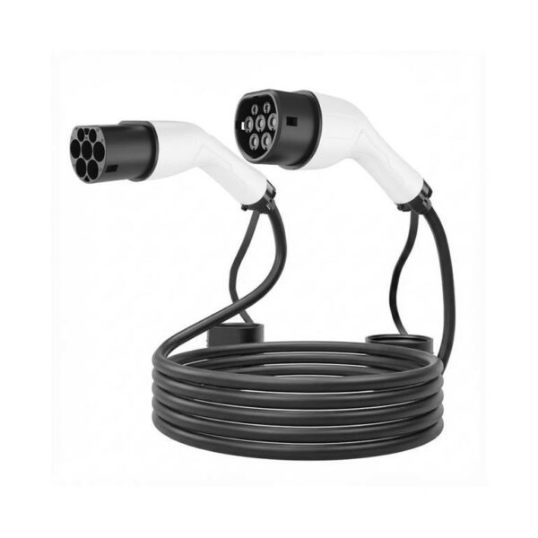 CABLU incarcare auto EV GEMBIRD, Type 2 (T) la Type 2 (M), 32A, trifazat, 22KW, cablu 5x6mm2 + 2×0.05mm2, IP55, 4m, black, „EV-T2MF-22KW-4M” (timbru verde 0.8 lei)