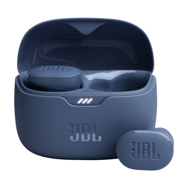 Tune Buds, True wireless, Active Noise Cancelling, Bluetooth, 4 Microfoane, Autonomie 48H, IP54, Albastru „JBLTBUDSBLU” (timbru verde 0.18 lei)