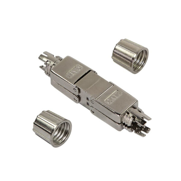 CUPLA RJ-45 LOGILINK pt. cablu UTP, FTP, Cat6a | Cat7 | Cat7a, RJ-45 (T), metal, AWG22-24, cablu 6-8.5mm, tool-free,1 buc, „MP0057”