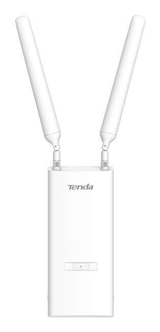 ACCESS POINT Tenda Indoor/Outdoor, wireless AC1200 Mbps Dual Band MU-MIMO, 1 port Gigabit, 2 antene externe, alimentare 802.3af PoE, Wi-Fi 6, montare pe perete „OAP1200” (timbru verde 0.8 lei)
