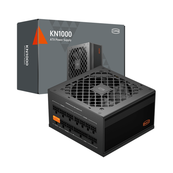 SURSA PCCooler „KN1000”, 1000W, certificare 80Plus Gold, modular, PFC+Full Bridge SRCLLC+DC to DC, fan 120mm, negru, „P3-KN1000-G1F” (timbru verde 2 lei)
