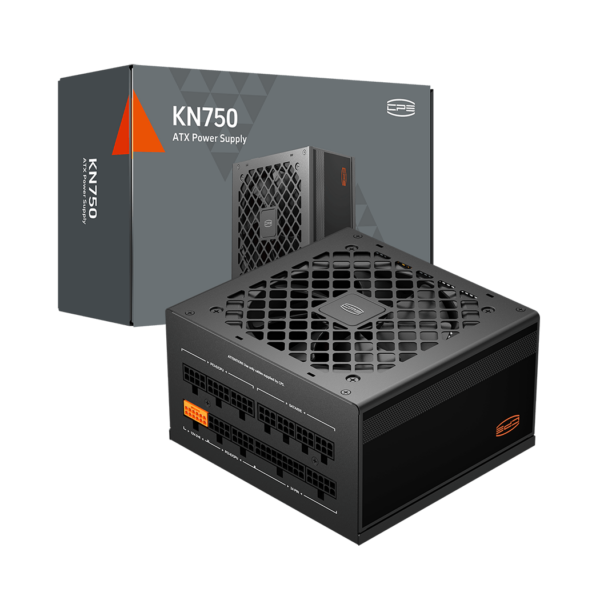 SURSA PCCooler „KN750”, 750W, certificare 80Plus Gold, modular, PFC+Full Bridge SRCLLC+DC to DC, fan 120mm, negru, „P3-KN750-G1F” (timbru verde 2 lei)