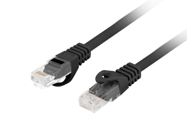 Patch cord Cat.6 UTP LSZH Cu 2 m negru „PCU6-10CU-0200-BK” (timbru verde 0.8 lei)