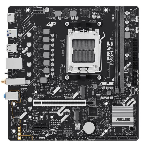 Placa de baza Asus PRIME B850M-F WIFI, AM5, DDR5, mATX, Negru „PRIME B850M-F WIFI”