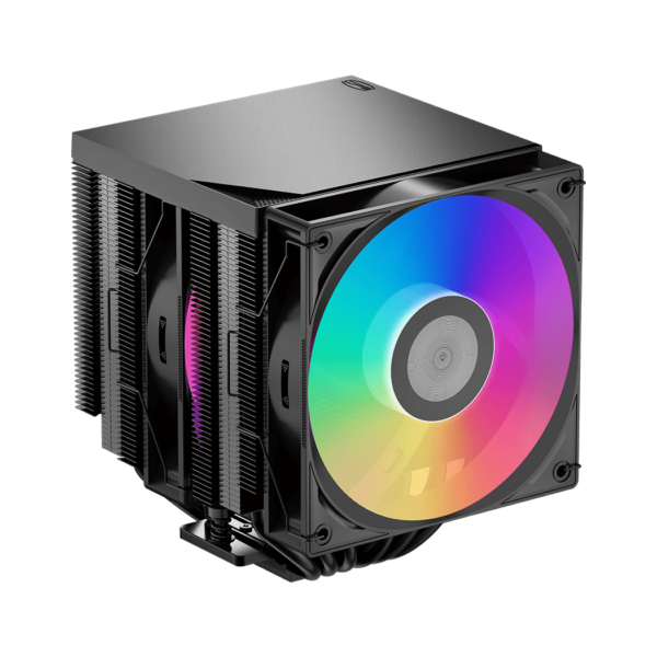 COOLER PCCooler „RT620 Pro TC ARGB” skt. Intel si AMD, racire cu aer, vent. 2 x 120mm, 500 – 2200 rpm, 6 heatpipes, inaltime 158mm, iluminare ARGB,”RT620Pro TC ARGB BK” (timbru verde 0.8 lei)