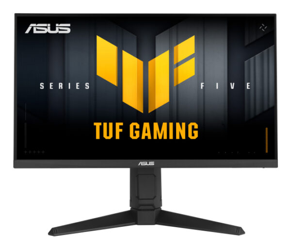 Monitor Asus TUF VG259QMRL5A, 24.5″, Fast IPS, Full HD, HDMI, DisplayPort, G-SYNC compatible, AMD FreeSync Premium, Boxe, Pivot, 310Hz, 0.3m, Negru, 90LM0BQ0-B01O71 „VG259QMRL5A” (timbru verde 7 lei)