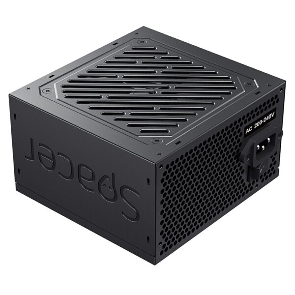 SURSA SPACER BZCO-600 80+ Bronze compatible, 600W, fan 120mm, MB (20+4) x1, CPU (4+4) x1, PCI-E (6+2) x2, SATA x5, Molex x1, *retail* „SPPS-BZCO-600”, (timbru verde 2 lei)