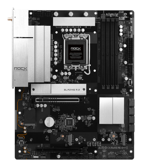 Placa de baza, format atx, 1851, DDR5, B860 „B860 ROCK WIFI 7”