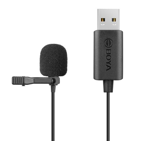 Microfon BOYA BY-LM40 microphone Black Lavalier/Lapel microphone „BY-LM40” (timbru verde 0.03 lei)