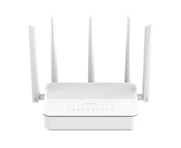 ROUTER D-Link BE3600 Wi-Fi 7 dual band, 1 x 2.5G WAN, 3 x Gigabit LAN, 5 x antene externe, alb „C36” (timbru verde 0.8 lei)