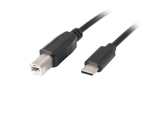 Lanberg CA-USBA-14CC-0030-BK cable 3m USB 2.0 USB C USB B Ferrit Black „CA-USBA-14CC-0030-BK” (timbru verde 0.08 lei)