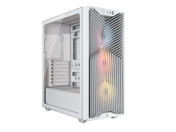 Carcasa Corsair 3200D RS ARGB, Mid-Tower, ATX, 3 ventilatoare incluse RS120 ARGB, Alb „CC-9011345-WW” (timbru verde 0.32 lei)