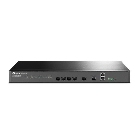 TERMINAL GPON Optical Line TP-Link, 4xxxx 2.5G PON, 1xxxx 10 Gbps SFP+ Uplink, 1xxxx Gbps RJ45 Uplink, 1xxxx RJ45 Consola, 1xxxx RJ45 MGMT Port distanta maxima 20 km „DS-P7001-04” (timbru verde 0.8lei)