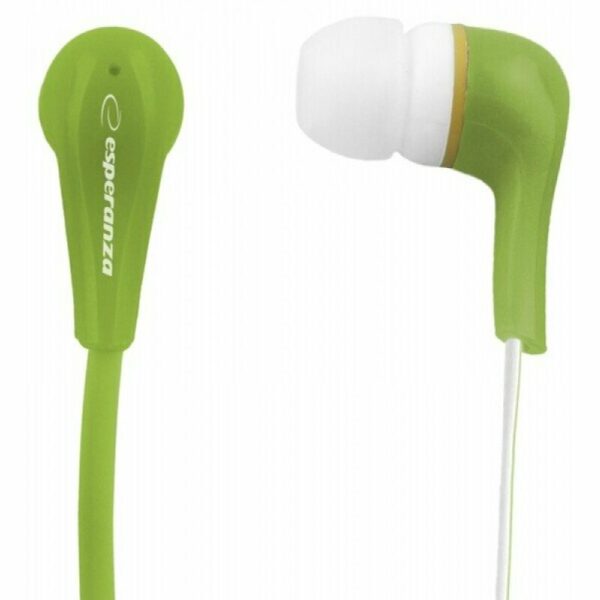 Casti Esperanza In-Ear, Green „EH146G” (timbru verde 0.18 lei)