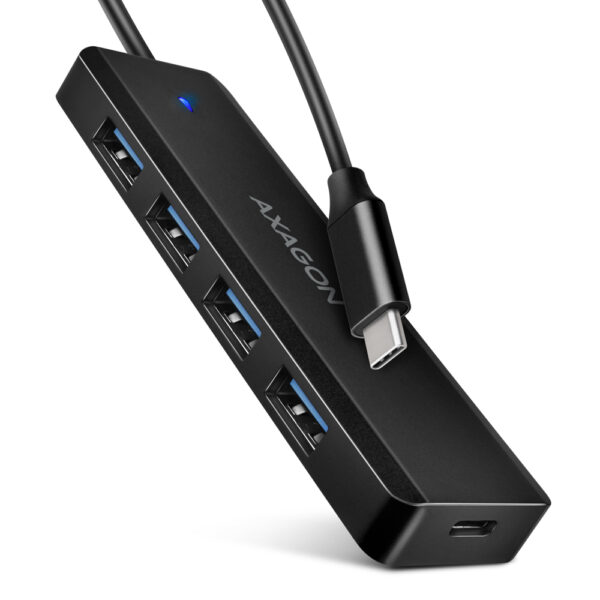 Hub USB AXAGON USB-C 5Gbps TRAVEL „HUE-C1C” (timbru verde 0.18 lei)