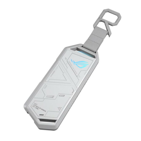 Asus Rack SSD extern ROG Strix Arion, USB3.2 Gen 2×1 Type-C (10 Gbps), Dual USB-C, Alb, 90DD02H1-B09000 „ROG Strix Arion/WHT/G/AS//ESD-S1C” (timbru verde 0.8 lei)