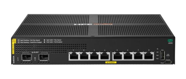 NET SWITCH 8PORT 1000M/CX 6000 S4R23A ARUBA BY HPE „S4R23A” (timbru verde 2 lei)