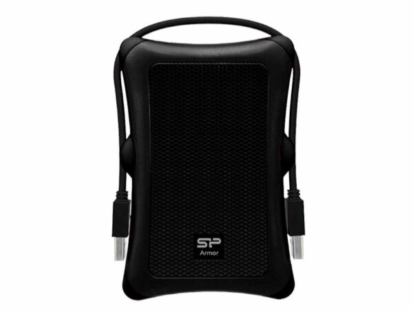 HDD extern portabil Silicon Power Armor A30 1TB Anti-shock, Black, MIL-STD 810F Method 516.5 „SP010TBPHDA30S3A”