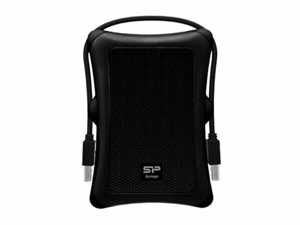 HDD extern portabil Silicon Power Armor A30 2TBPHD Anti-shock, Black, MIL-STD 810F „SP020TBPHDA30S3A”