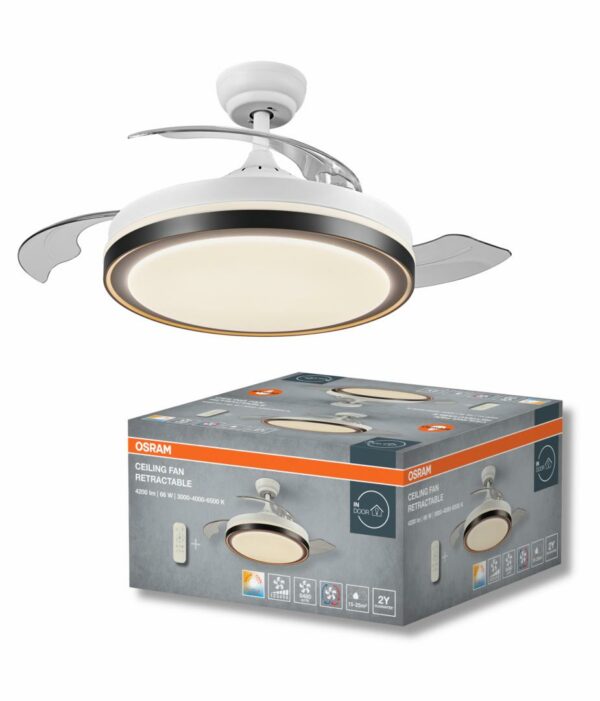 CEILING FAN RETRACTABLE 1070 66W WTOSRAM „000004099854506789” (timbru verde 2 lei)