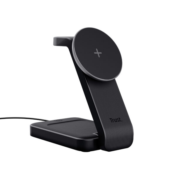 Suport Trust de incarcare magnetica wirelss pentru iPhone, Apple Watch si AirPods „25464” (timbru verde 0.18 lei)