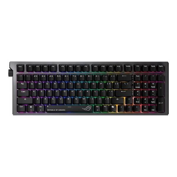 Tastatura Gaming Wireless ASUS X903 STRIX MORPH 96 WL/NXSWV2/US/ABSDS „90MP04IF-BKUA03” (timbru verde 0.8 lei)