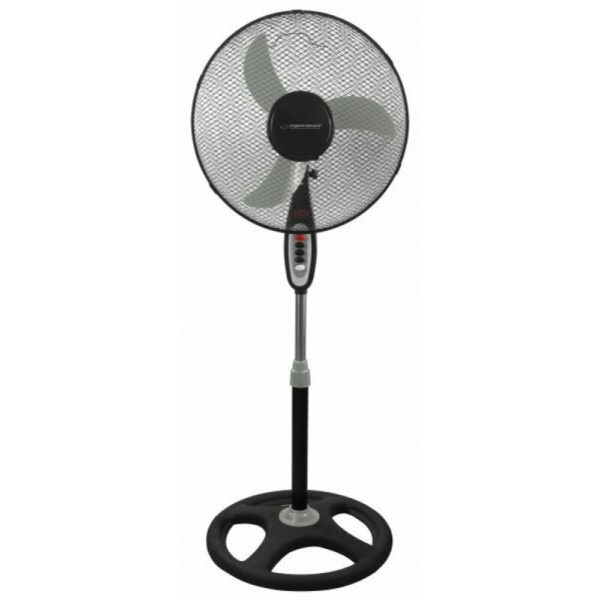 Ventilator cu picior Esperanza Typhoon EHF002KE diametru 40cm 50W Negru/Gri „EHF002KE” (timbru verde 0.18 lei)