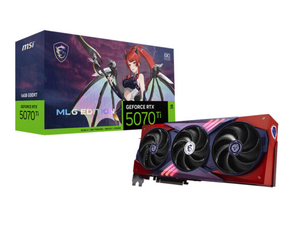 GeForce RTX 5070 Ti MLG EDITION OC 16GB GDDR7 256-bit DLSS 4.0 „GEFORCE RTX 5070 TI 16G MLG EDITION OC”