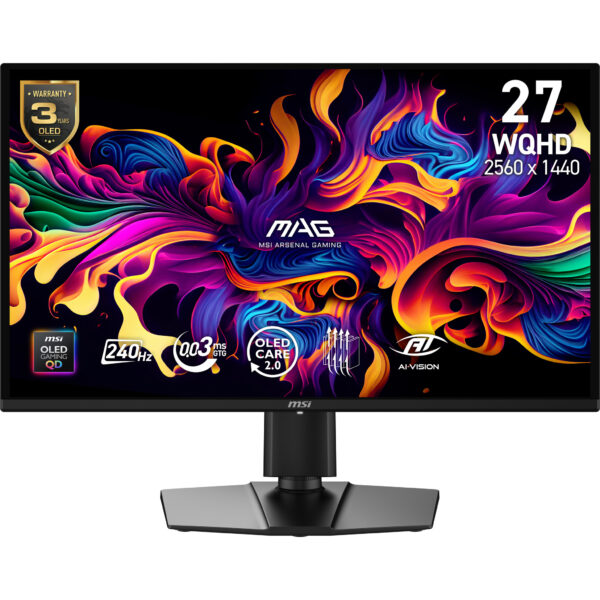 Monitoare LED MSI MAG 274QP QD-OLED X24 „MAG 274QP QD-OLED X24” (timbru verde 7 lei)