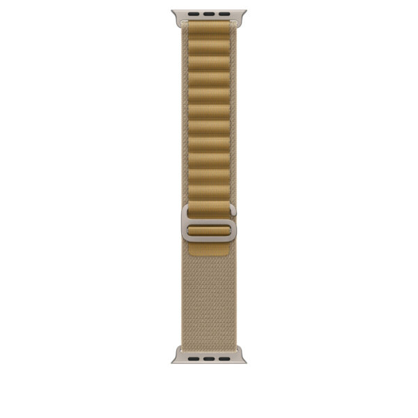 Curea Smartwatch Apple MXN13ZM/A pentru Watch 49mm, Alpine Loop, Small (Bej) „MXN13ZM/A”