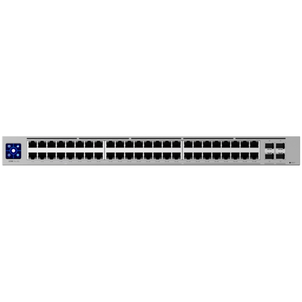Ubiquiti Layer 3 Etherlighting USW-Pro-XG-48-EU switch with (32) 10 GbE, (16) 2.5 GbE, and (4) 25G SFP28 ports „USW-PRO-XG-48-EU” (timbru verde 2 lei)