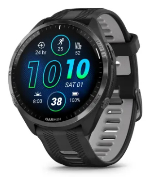 Smartwatch Garmin Forerunner 965 GPS, 47mm, Ecran AMOLED 1.4″, Bluetooth, Wi-Fi, 32GB Flash, Giroscop, Termometru, Monitorizare avansata somn, 5 ATM (Negru) „010-02809-10” (timbru verde 0.18 lei)