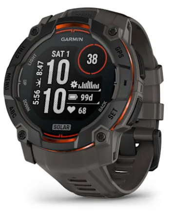Smartwatch Garmin 010-02935-00Smartwatch Garmin Instinct 3 Solar, GPS, 50mm, Ecran 1.1″, Bluetooth, ANT+, Android/iOS, 10 ATM, Curea Silicon Negru (Negru) „010-02935-00” (timbru verde 0.18 lei)