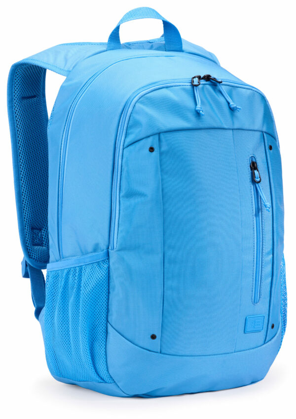 RUCSAC CASE LOGIC, pt. notebook de max. 15.6 inch, 2 compartimente, buzunar frontal | buzunar lateral x 2, waterproof, poliester, Sky Blue „WMBP115” 3205624