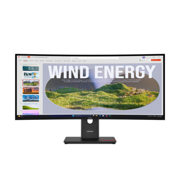 Monitor Lenovo Thinkvision T34WD-40(A253403T0) 34 Monitor-HDMI with ThinkVisionxxxx VoIP Stack MC60 Monitor Webcam „64AEZAR1EU” (timbru verde 7 lei)