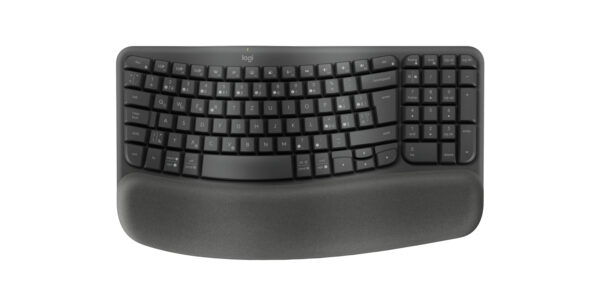 LOGITECH Wave Keys wireless ergonomic keyboard GRAPHITE (CZE-SKY) 2.4GHZ/BT UNIVERSAL „920-012307” (timbru verde 0.8 lei)
